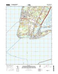 Cape May New Jersey Current topographic map, 1:24000 scale, 7.5 X 7.5 Minute, Year 2016