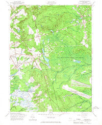 Cassville New Jersey Historical topographic map, 1:24000 scale, 7.5 X 7.5 Minute, Year 1957