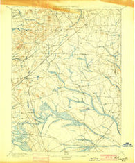 Cassville New Jersey Historical topographic map, 1:62500 scale, 15 X 15 Minute, Year 1900