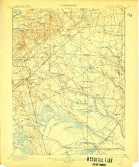 Cassville New Jersey Historical topographic map, 1:62500 scale, 15 X 15 Minute, Year 1900