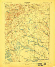 Cassville New Jersey Historical topographic map, 1:62500 scale, 15 X 15 Minute, Year 1900