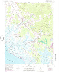 Cedarville New Jersey Historical topographic map, 1:24000 scale, 7.5 X 7.5 Minute, Year 1956