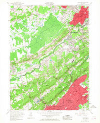 Chatham New Jersey Historical topographic map, 1:24000 scale, 7.5 X 7.5 Minute, Year 1955