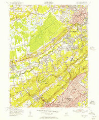 Chatham New Jersey Historical topographic map, 1:24000 scale, 7.5 X 7.5 Minute, Year 1955