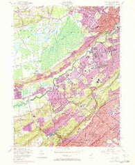 Chatham New Jersey Historical topographic map, 1:24000 scale, 7.5 X 7.5 Minute, Year 1955