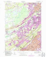 Chatham New Jersey Historical topographic map, 1:24000 scale, 7.5 X 7.5 Minute, Year 1955