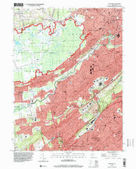 Chatham New Jersey Historical topographic map, 1:24000 scale, 7.5 X 7.5 Minute, Year 1995