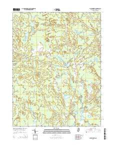 Chatsworth New Jersey Historical topographic map, 1:24000 scale, 7.5 X 7.5 Minute, Year 2014