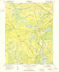 Chatsworth New Jersey Historical topographic map, 1:24000 scale, 7.5 X 7.5 Minute, Year 1951