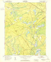 Chatsworth New Jersey Historical topographic map, 1:24000 scale, 7.5 X 7.5 Minute, Year 1951