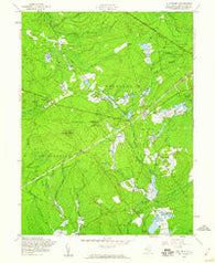Chatsworth New Jersey Historical topographic map, 1:24000 scale, 7.5 X 7.5 Minute, Year 1957