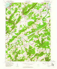 Chester New Jersey Historical topographic map, 1:24000 scale, 7.5 X 7.5 Minute, Year 1954