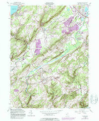Chester New Jersey Historical topographic map, 1:24000 scale, 7.5 X 7.5 Minute, Year 1954