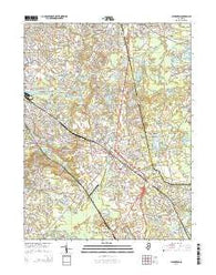 Clementon New Jersey Historical topographic map, 1:24000 scale, 7.5 X 7.5 Minute, Year 2014