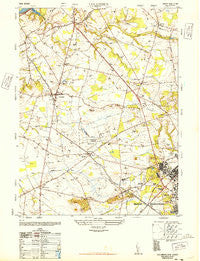 Columbus New Jersey Historical topographic map, 1:24000 scale, 7.5 X 7.5 Minute, Year 1948