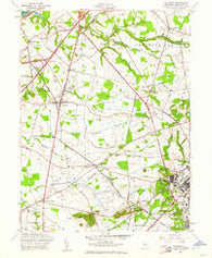 Columbus New Jersey Historical topographic map, 1:24000 scale, 7.5 X 7.5 Minute, Year 1957