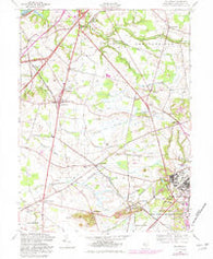 Columbus New Jersey Historical topographic map, 1:24000 scale, 7.5 X 7.5 Minute, Year 1957