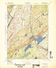 Culvers Gap New Jersey Historical topographic map, 1:31680 scale, 7.5 X 7.5 Minute, Year 1943