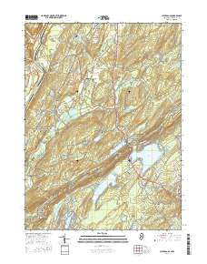 Culvers Gap New Jersey Current topographic map, 1:24000 scale, 7.5 X 7.5 Minute, Year 2016