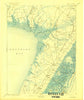 Dennisville New Jersey Historical topographic map, 1:62500 scale, 15 X 15 Minute, Year 1894
