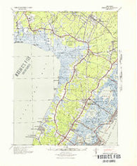 Dennisville New Jersey Historical topographic map, 1:62500 scale, 15 X 15 Minute, Year 1941