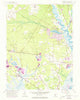 Dividing Creek New Jersey Historical topographic map, 1:24000 scale, 7.5 X 7.5 Minute, Year 1956