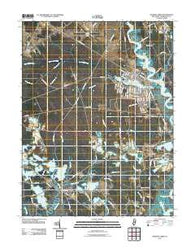 Dividing Creek New Jersey Historical topographic map, 1:24000 scale, 7.5 X 7.5 Minute, Year 2011