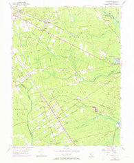 Dorothy New Jersey Historical topographic map, 1:24000 scale, 7.5 X 7.5 Minute, Year 1956