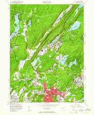 Dover New Jersey Historical topographic map, 1:24000 scale, 7.5 X 7.5 Minute, Year 1954