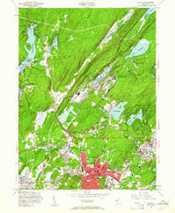Dover New Jersey Historical topographic map, 1:24000 scale, 7.5 X 7.5 Minute, Year 1954