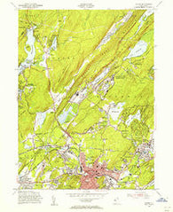 Dover New Jersey Historical topographic map, 1:24000 scale, 7.5 X 7.5 Minute, Year 1954