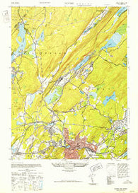 Dover New Jersey Historical topographic map, 1:24000 scale, 7.5 X 7.5 Minute, Year 1954