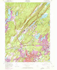 Dover New Jersey Historical topographic map, 1:24000 scale, 7.5 X 7.5 Minute, Year 1954