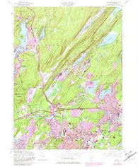 Dover New Jersey Historical topographic map, 1:24000 scale, 7.5 X 7.5 Minute, Year 1954