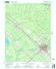 Egg Harbor City New Jersey Historical topographic map, 1:24000 scale, 7.5 X 7.5 Minute, Year 1956