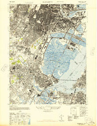 Elizabeth New Jersey Historical topographic map, 1:24000 scale, 7.5 X 7.5 Minute, Year 1947
