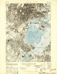 Elizabeth New Jersey Historical topographic map, 1:24000 scale, 7.5 X 7.5 Minute, Year 1947