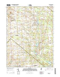 Elmer New Jersey Historical topographic map, 1:24000 scale, 7.5 X 7.5 Minute, Year 2014