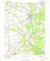 Elmer New Jersey Historical topographic map, 1:24000 scale, 7.5 X 7.5 Minute, Year 1953