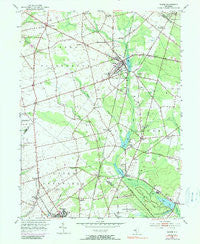 Elmer New Jersey Historical topographic map, 1:24000 scale, 7.5 X 7.5 Minute, Year 1953