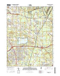 Farmingdale New Jersey Current topographic map, 1:24000 scale, 7.5 X 7.5 Minute, Year 2016