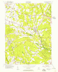 Farmingdale New Jersey Historical topographic map, 1:24000 scale, 7.5 X 7.5 Minute, Year 1954