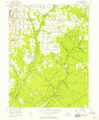 Five Points New Jersey Historical topographic map, 1:24000 scale, 7.5 X 7.5 Minute, Year 1956