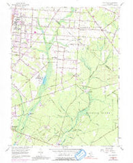 Five Points New Jersey Historical topographic map, 1:24000 scale, 7.5 X 7.5 Minute, Year 1956