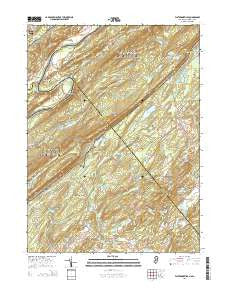 Flatbrookville New Jersey Historical topographic map, 1:24000 scale, 7.5 X 7.5 Minute, Year 2014
