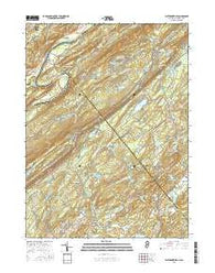 Flatbrookville New Jersey Current topographic map, 1:24000 scale, 7.5 X 7.5 Minute, Year 2016