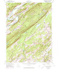 Flatbrookville New Jersey Historical topographic map, 1:24000 scale, 7.5 X 7.5 Minute, Year 1954