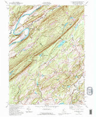 Flatbrookville New Jersey Historical topographic map, 1:24000 scale, 7.5 X 7.5 Minute, Year 1992