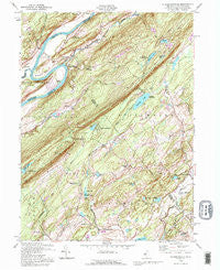 Flatbrookville New Jersey Historical topographic map, 1:24000 scale, 7.5 X 7.5 Minute, Year 1992