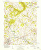 Flemington New Jersey Historical topographic map, 1:24000 scale, 7.5 X 7.5 Minute, Year 1954